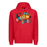 Red dude Premium Hoodie - CowhideDigitalArt