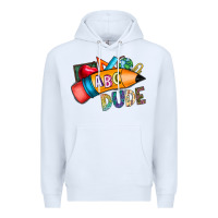 White dude Premium Hoodie - CowhideDigitalArt