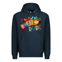 Navy dude Premium Hoodie - CowhideDigitalArt