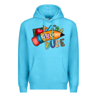 Ocean Blue dude Premium Hoodie - CowhideDigitalArt