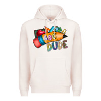 Pale Pink dude Premium Hoodie - CowhideDigitalArt