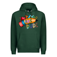 Sports Green dude Premium Hoodie - CowhideDigitalArt