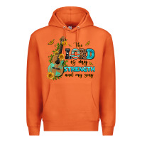 The Lord Is My Strength And My Song Guitar With Su Premium Hoodie | Teevron