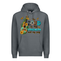 Rock the lord is my strength and my song guitar with su Premium Hoodie - AdoDesignShop