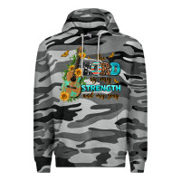Slate Camo the lord is my strength and my song guitar with su Premium Hoodie - AdoDesignShop