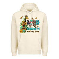 Tofu the lord is my strength and my song guitar with su Premium Hoodie - AdoDesignShop