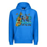 True Royal the lord is my strength and my song guitar with su Premium Hoodie - AdoDesignShop