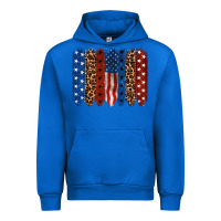 Cobalt Back to blue brushstroke 4th of july Urban Hoodie - CowGirlArtShop