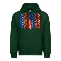 Forest Green Back to blue brushstroke 4th of july Urban Hoodie - CowGirlArtShop