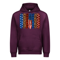 Mauve Wine Back to blue brushstroke 4th of july Urban Hoodie - CowGirlArtShop
