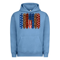 Pigment Pebble Blue Back to blue brushstroke 4th of july Urban Hoodie - CowGirlArtShop