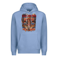 Colony Blue Deer hunter 4th of july Premium Hoodie - CowGirlArtShop