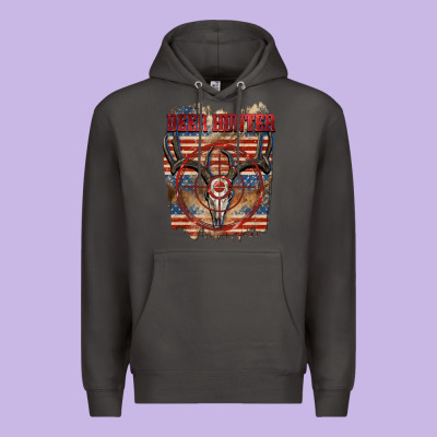 Deer Hunter 4th Of July Premium Hoodie Designed By Cowgirlartshop