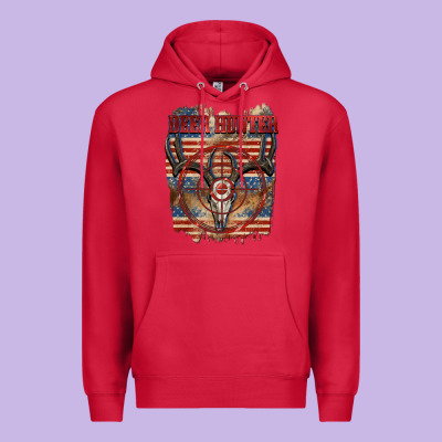 Deer Hunter 4th Of July Premium Hoodie Designed By Cowgirlartshop