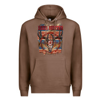 Chestnut Deer hunter 4th of july Premium Hoodie - CowGirlArtShop