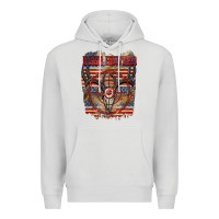 Dove Grey Deer hunter 4th of july Premium Hoodie - CowGirlArtShop