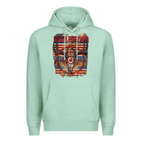 Seafoam Deer hunter 4th of july Premium Hoodie - CowGirlArtShop
