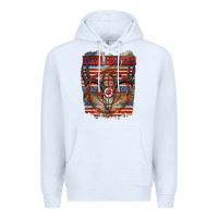 White Deer hunter 4th of july Premium Hoodie - CowGirlArtShop