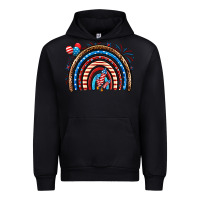 Black American rainbow Urban Hoodie - Neo Western