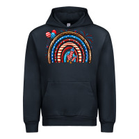 Navy American rainbow Urban Hoodie - Neo Western