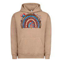 Pigment Burro American rainbow Urban Hoodie - Neo Western
