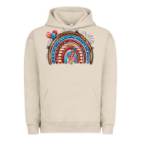 Pigment French Oak American rainbow Urban Hoodie - Neo Western