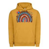Pigment Peanut Butter American rainbow Urban Hoodie - Neo Western