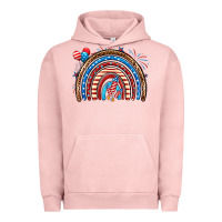 Pigment Salmon American rainbow Urban Hoodie - Neo Western