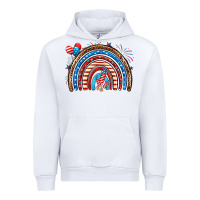White American rainbow Urban Hoodie - Neo Western