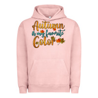 Pigment Salmon autumn is my favorite color Urban Hoodie - HRA Design Shop