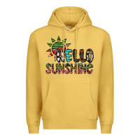 Antique Gold hello sunshine Premium Hoodie - SublimationCraftShop