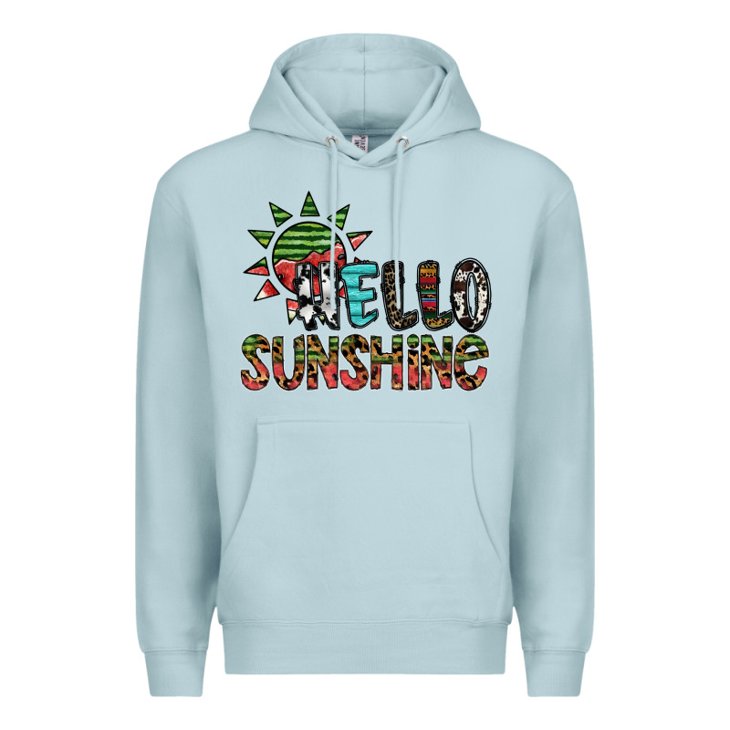 Hello Sunshine Premium Hoodie by SublimationCraftShop | Teevron