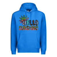 True Royal hello sunshine Premium Hoodie - SublimationCraftShop