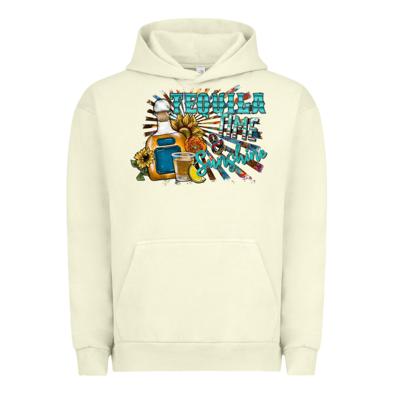 Tequila Time & Sunshine Urban Hoodie by SublimationCraftShop | Teevron