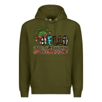 Army Green hello sunshine Premium Hoodie - SublimationCraftShop