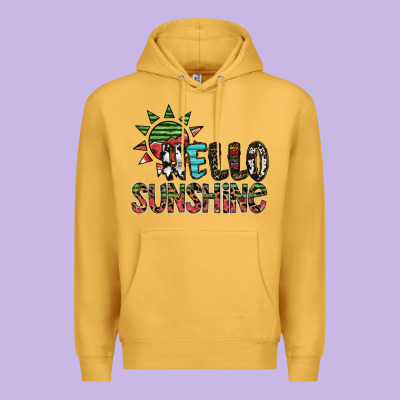 Hello Sunshine Premium Hoodie Designed By Sublimationcraftshop