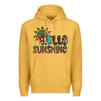 Mustard hello sunshine Premium Hoodie - SublimationCraftShop