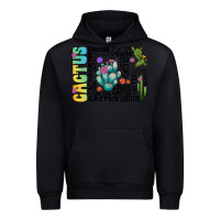 Black cactus Urban Hoodie - CowhideDigitalArt