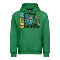 Emerald cactus Urban Hoodie - CowhideDigitalArt