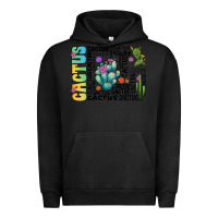 Pigment Black cactus Urban Hoodie - CowhideDigitalArt