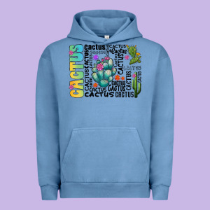 Cactus Urban Hoodie Designed By Cowhidedigitalart