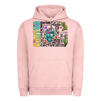 Pigment Salmon cactus Urban Hoodie - CowhideDigitalArt