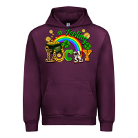 Mauve Wine feeling lucky Urban Hoodie - FaDigitalArtStudio