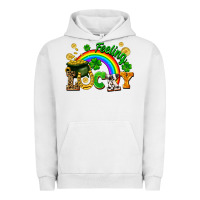 Pigment Lunar Rock feeling lucky Urban Hoodie - FaDigitalArtStudio
