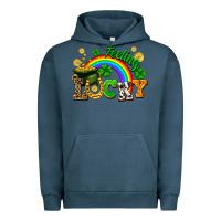 Pigment Midnight Navy feeling lucky Urban Hoodie - FaDigitalArtStudio