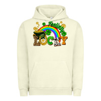 Pigment Pistachio feeling lucky Urban Hoodie - FaDigitalArtStudio