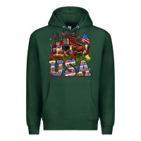 Sports Green Barn in the USA Premium Hoodie - Neo Western