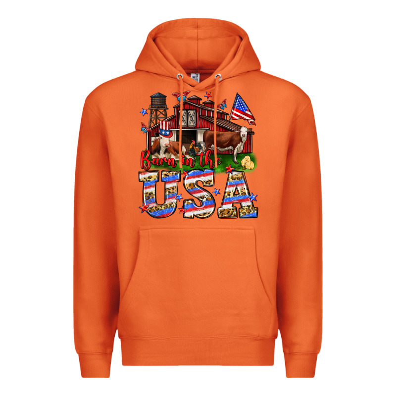 Barn In The Usa Premium Hoodie by Neo Western | Teevron