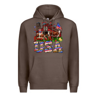 Coffee Barn in the USA Premium Hoodie - Neo Western