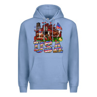 Colony Blue Barn in the USA Premium Hoodie - Neo Western